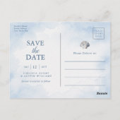 Carte postale de sauvegarde de date de plage de co (Dos)