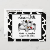 Carte postale de sauvegarde de date de thème de fe (Devant / Derrière)