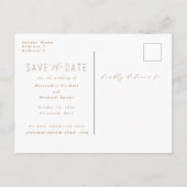 Carte postale de sauvegarde de date d'écriture mod (Dos)