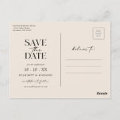 Carte postale de sauvegarde de date en terre cuite (Dos)