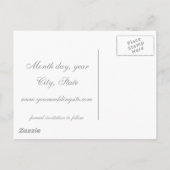 Carte postale de sauvegarde de date - Piano (Dos)