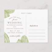 Carte postale de sauvegarde de destination de palm (Dos)