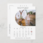 Carte postale de sauvegarde de la date (Devant / Derrière)