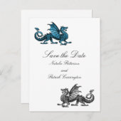 Carte postale de sauvegarde de la date de mariage  (Devant / Derrière)