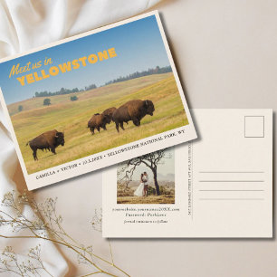 Carte postale de sauvegarde de la date du parc nat
