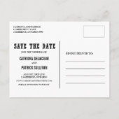 CARTE POSTALE DE SAUVEGARDE DE TABLEAU NOIR RUSTIQ (Dos)