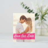 CARTE POSTALE DE SAUVEGARDE D'EAU CHAUD PINK SPLAS (Debout devant)