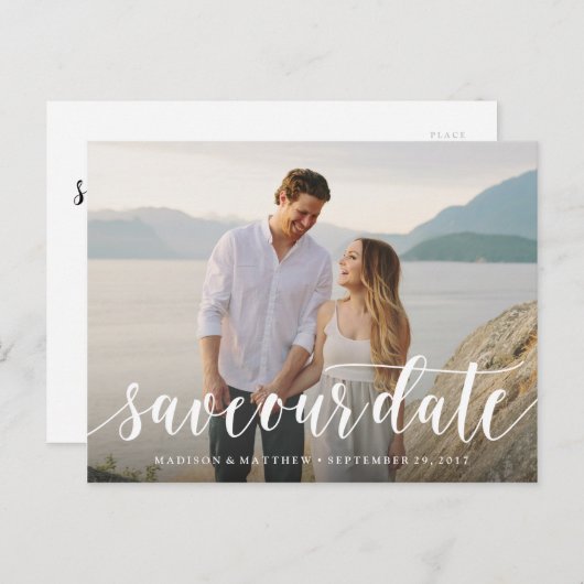 Carte postale de sauvegarde du scénario (Devant / Derrière)