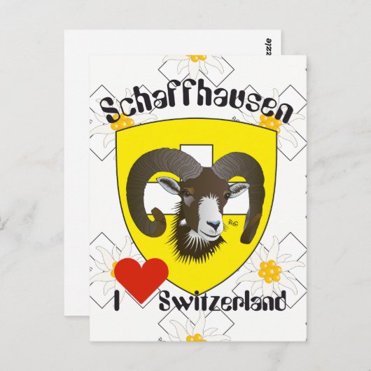 Carte postale de Schaffhouse (Devant / Derrière)