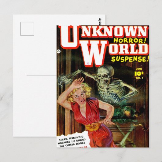 Carte postale de science-fiction Pulp #2 (Devant / Derrière)