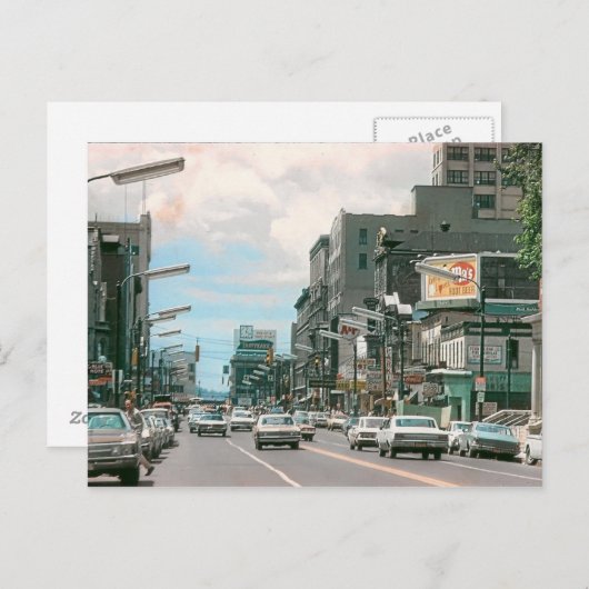 Carte postale de Scranton Pa. Wyoming Ave. (Devant / Derrière)