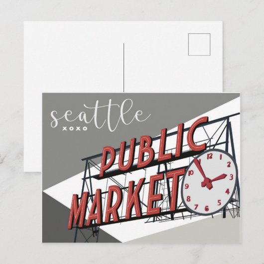 Carte postale de Seattle (Devant / Derrière)
