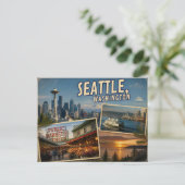 Carte postale de Seattle Washington (Debout devant)