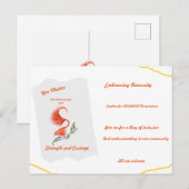 Carte postale de sensibilisation (Devant / Derrière)