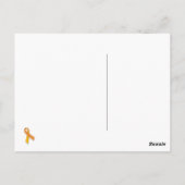 Carte postale de sensibilisation MS Soins Sclérose (Dos)