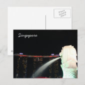 Carte postale de Sentosa Marina Bay Singapour (Devant / Derrière)