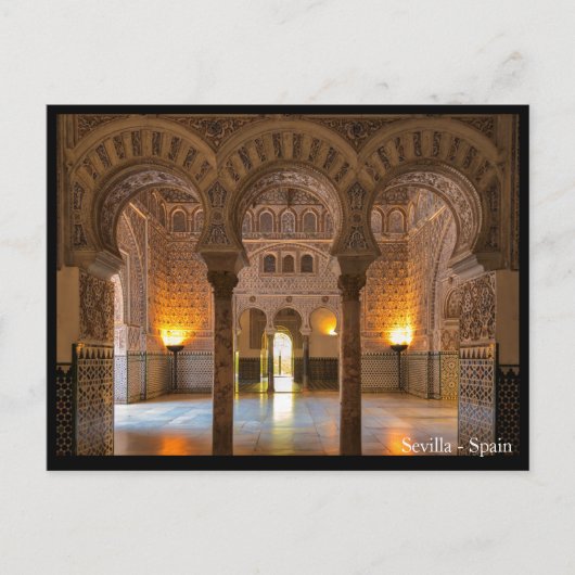 Carte postale de Séville, Espagne (Devant)