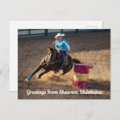 Carte postale de Shawnee, Oklahoma (Devant / Derrière)