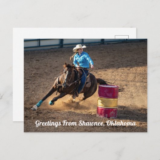 Carte postale de Shawnee, Oklahoma (Devant / Derrière)