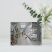 Carte postale de shopping de chien (Debout devant)