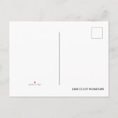 Carte postale de signature de Dan Cilley (Dos)