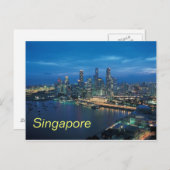 Carte postale de Singapour (Devant / Derrière)