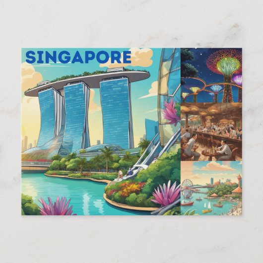 Carte postale de Singapour (Devant)