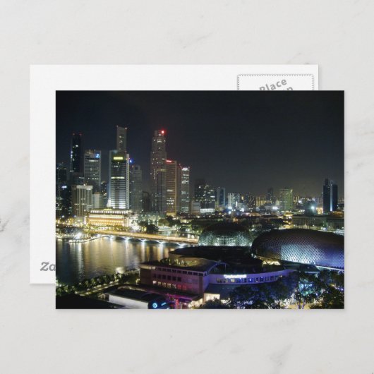 Carte postale de Singapour (Devant / Derrière)