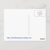 Carte postale de singe-fleur (Dos)