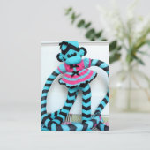 Carte postale de singe Mars Sock - Isis (Debout devant)