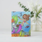 Carte postale de sirène (Debout devant)