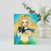 Carte postale de sirène, mercat art peinture (Debout devant)