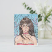 Carte postale de sirène noire (Debout devant)