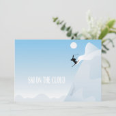Carte postale de ski (Debout devant)
