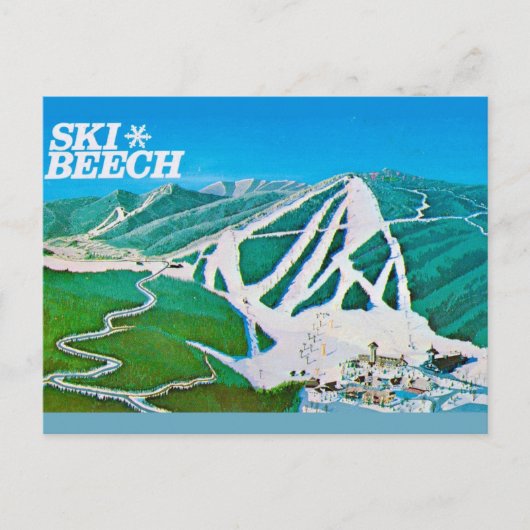 Carte postale de Ski Beech NC (Devant)