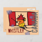 Carte postale de ski Whistler Canada (Devant / Derrière)