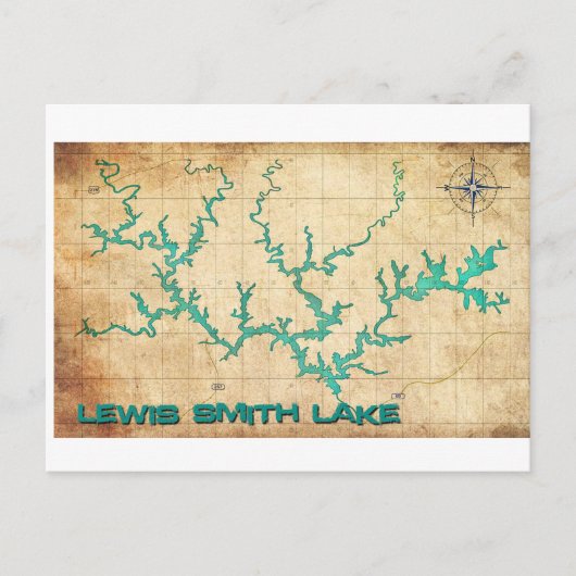 Carte postale de Smith Lake (Devant)