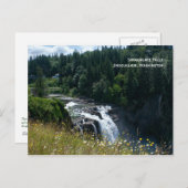 Carte postale de Snoqualmie Falls (Devant / Derrière)