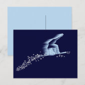 Carte postale de snowboardeur (Devant / Derrière)