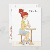 Carte postale de Soda Girl (Devant / Derrière)