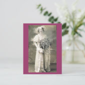 Carte postale de son mariage (Debout devant)