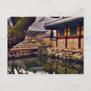 Carte postale de Songgwangsa, Corée du Sud