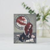 Carte postale de sorcière de Spellbook (Debout devant)