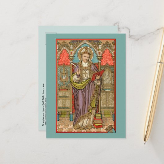Carte postale de St. Alphonse Liguori (VVP 005) (Devant/Arrière en situation)