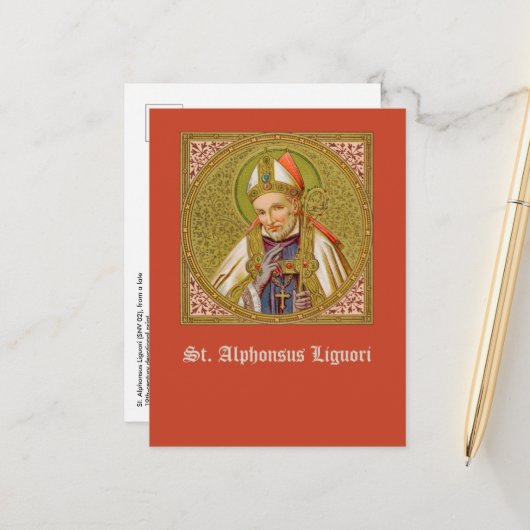 Carte postale de St. Alphonsus Liguori (SNV 02) (S (Devant/Arrière en situation)