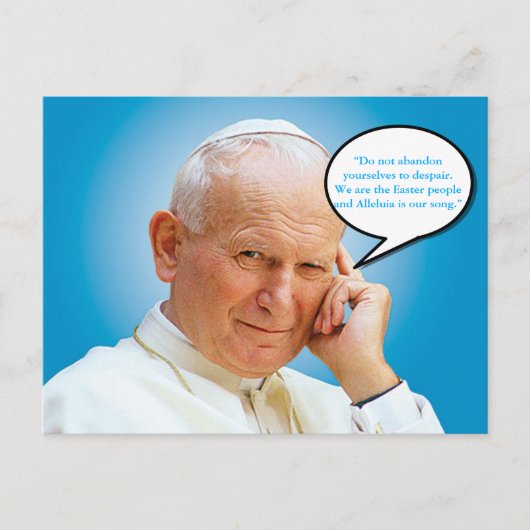 Carte postale de St John Paul II Karol Wojtyla (Devant)