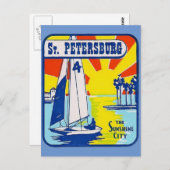 Carte postale de St. Petersburg, Floride (Devant / Derrière)
