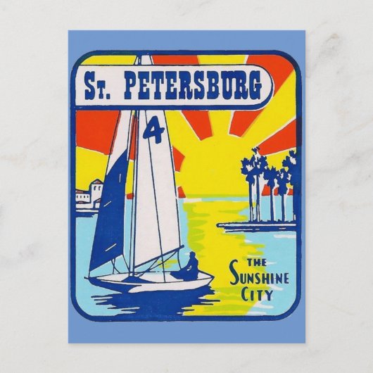 Carte postale de St. Petersburg, Floride (Devant)
