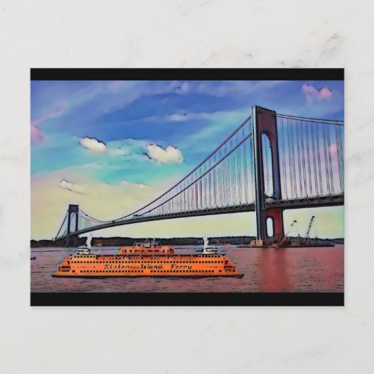 Carte postale de Staten Island (Devant)