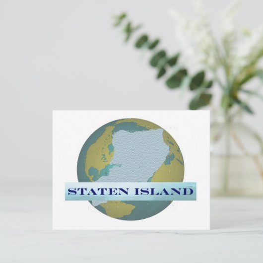 Carte postale de Staten Island (Debout devant)